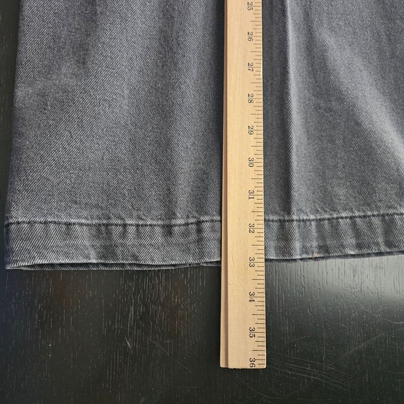 PacSun Sloane Ultra Baggy Jeans Womens 28 Washed Faded Black Wide Leg Low Rise - Picture 11 of 11